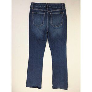 7 For All Mankind Jen 7 Size 6 Womens 31" Inseam Slim Bootcut Blue Denim Jeans
